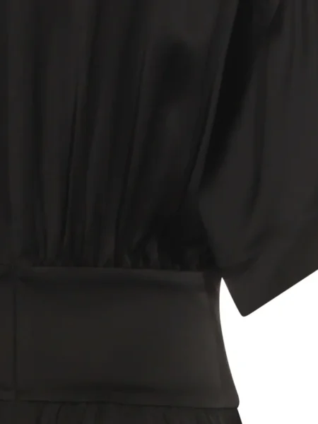 Rochie maxi Toteme scurtă de costum negru