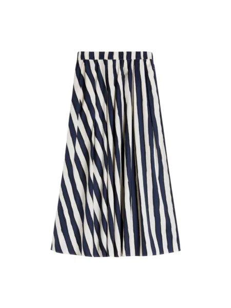 Spódnica plisowana Weekend Max Mara z nadrukiem popelinowa