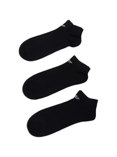 Čarape Emporio Armani s autogramom crna