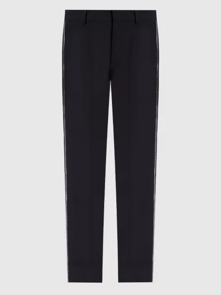 Шерстяные брюки Off-white черные