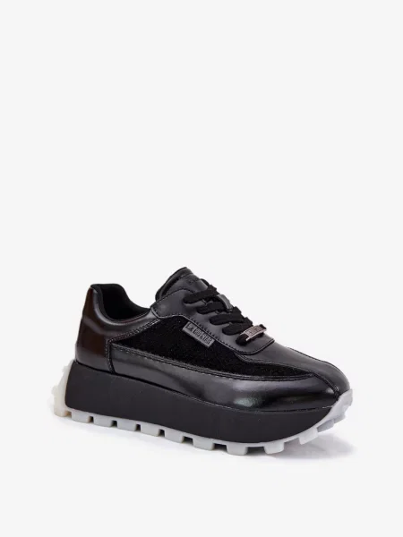 Usnjene superge Big Star Shoes s platformo