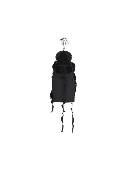 Sukienka Blumarine z tafty czarna