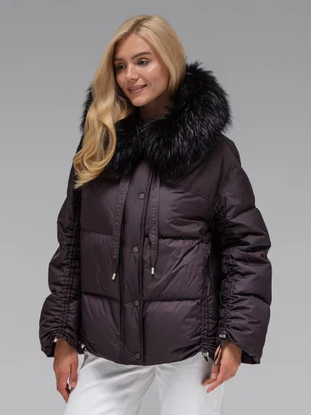 Пуховик Vo-Tarun фіолетовий