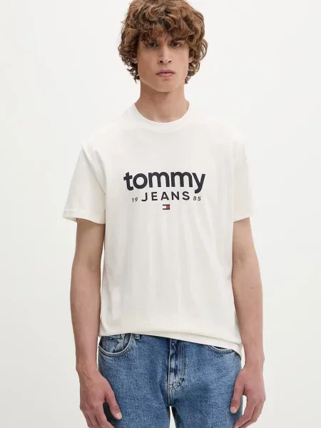 Tommy Jeans T-shirt beżowa