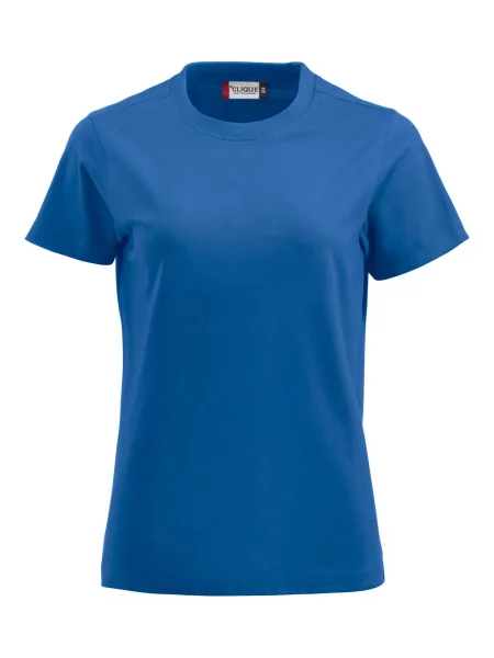 Clique Premium-T T-shirt z okrągłym dekoltem royal blue niebieska