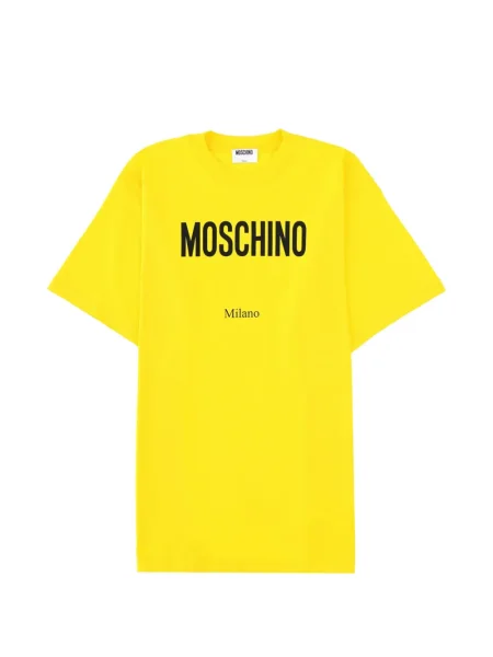 Tricou Moschino cu imagine galben