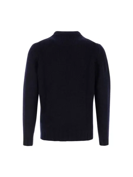 Sweter z golfem Fedeli niebieski