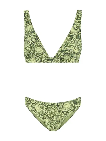 Shiwi Costum de baie două piese Amy deschis / închis verde