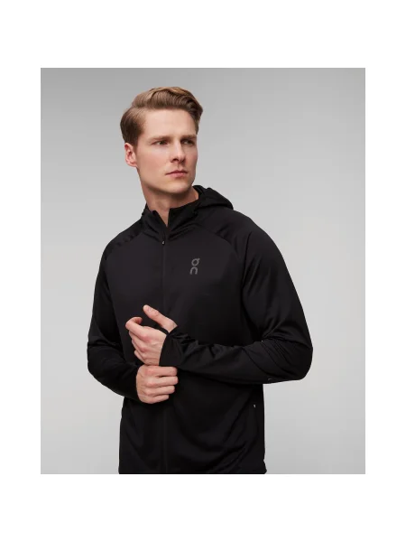 Hanorac Cu Glugă Pentru Bărbați On Running Climate Zip Hoodie negru