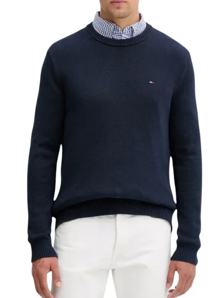 Svetr Tommy Hilfiger Jeans modrý