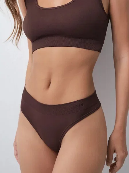 Women'secret tanga hnědé