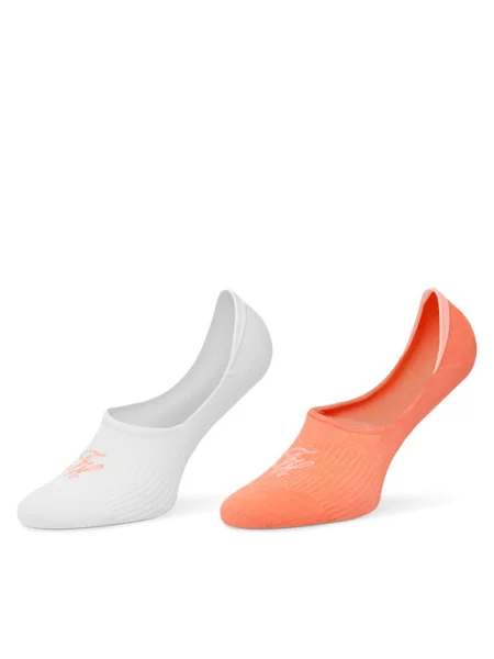 Tommy Hilfiger Șosete joase Alb portocaliu