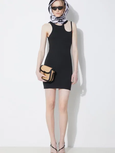 Костюмное платье мини Ksubi черное