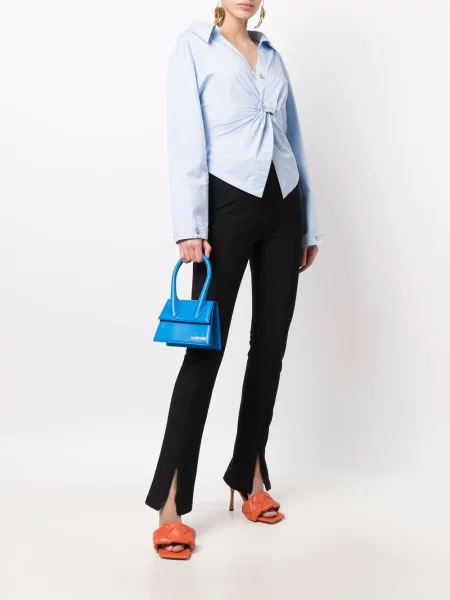 Geantă shopper Jacquemus albastru