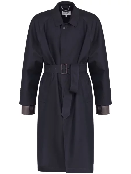 Тренчкот Mm6 Maison Margiela черно