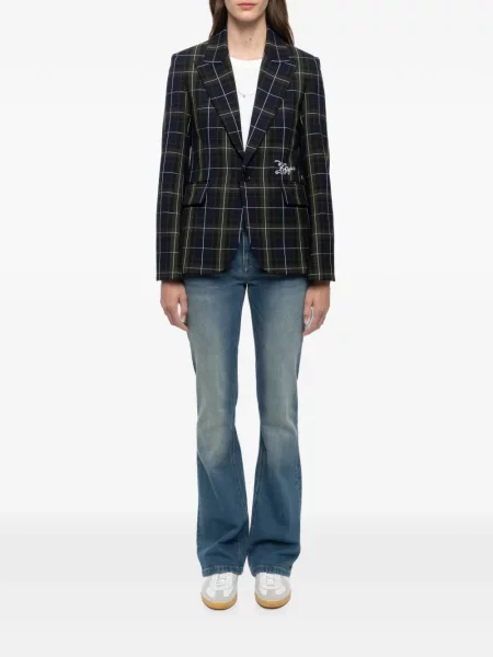 Pledas raštuotas švarkas Zadig&voltaire mėlyna