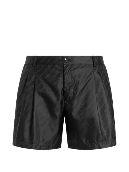 Boxeri Dolce & Gabbana din jacard cu autograf negru