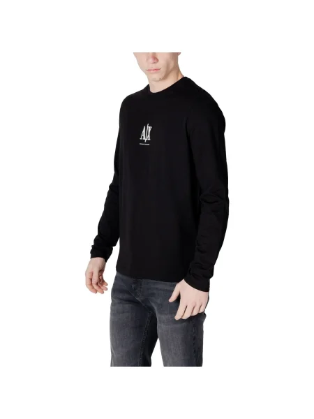 Tricou mânecă lungă Armani Exchange negru