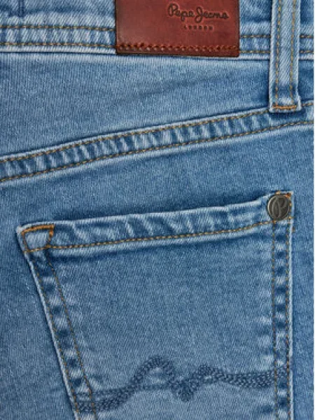 Pepe Jeans Džinsiniai šortai A-Line Skort Hw Jr mėlyna