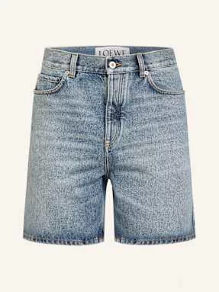Loewe Szorty Jeansowe blau niebieskie