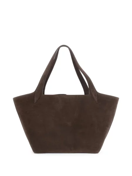 Geantă shopper Liffner din piele de căprioară maro