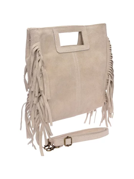 Geantă shopper Anna Luchini bej