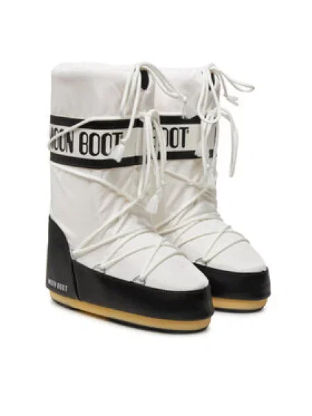 Tenisky Moon Boot Icon Black/White EUR bílé