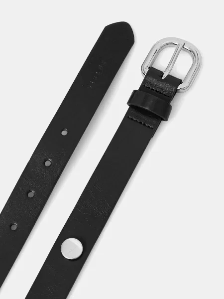 Ремінь Sisley з ремінцями чорний