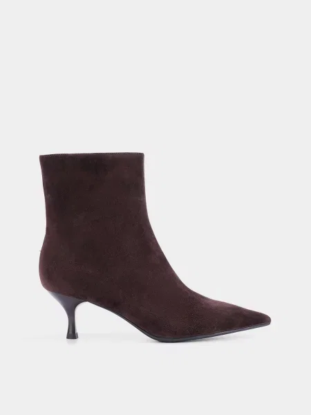 Велюровые ботинки Mia May коричневые