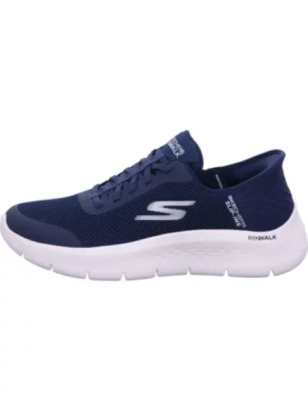 Sneakersy Skechers casual niebieskie