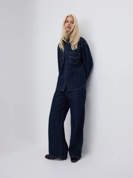 Рубашка Reserved синяя