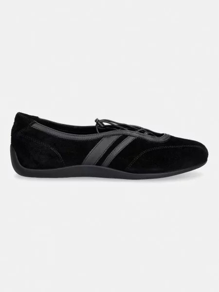 Vagabond Shoemakers balerina cipő velúr HOLLIE fekete