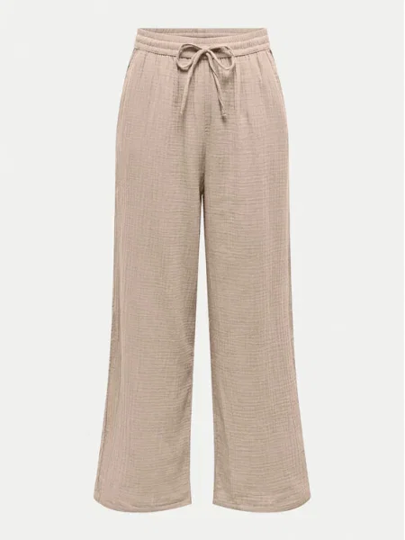 ONLY Kötött nadrág Thyra Comfort Fit bézs