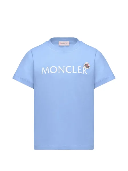 Dětské tričko Moncler Enfant modré