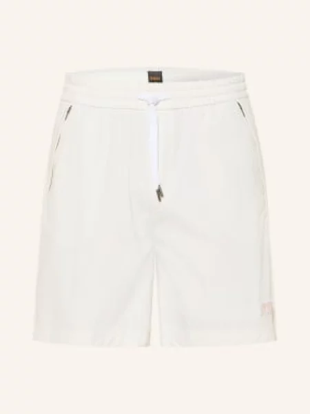Boss Šortky Fisher V Joggingovém Stylu Volný Střih krémová