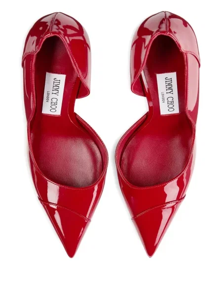 Pantofi cu toc Jimmy Choo roșu