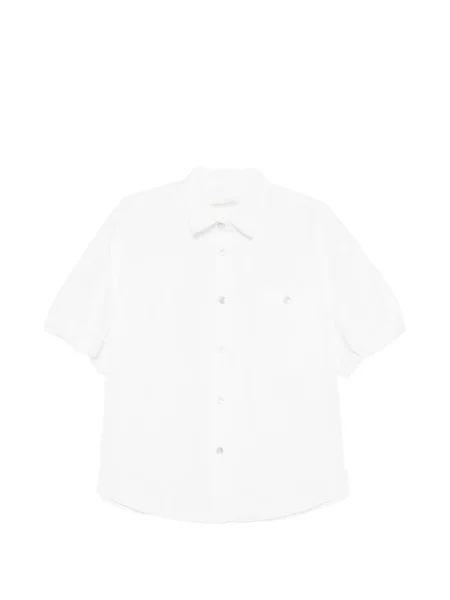 Bluză Jnby cu broderie cu model floral alb