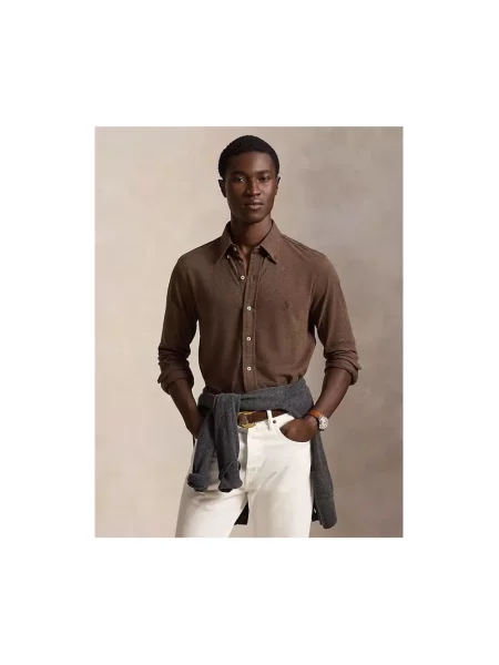 Koszula Polo Ralph Lauren brązowa