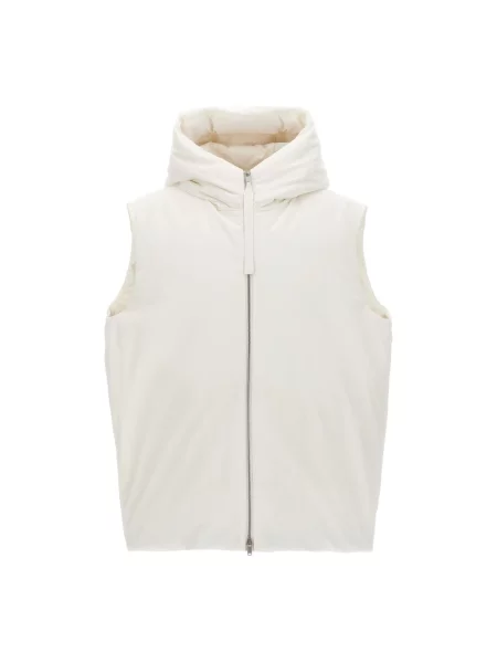 Kamizelka Jil Sander biała