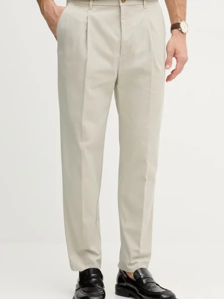 Calvin Klein pantaloni de costum pentru bărbați din cu bej