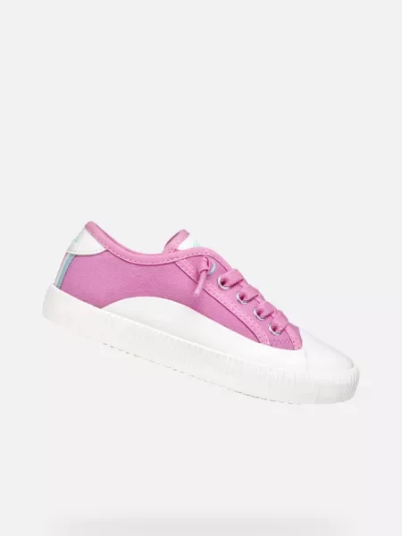 Sneakerși Geox alb
