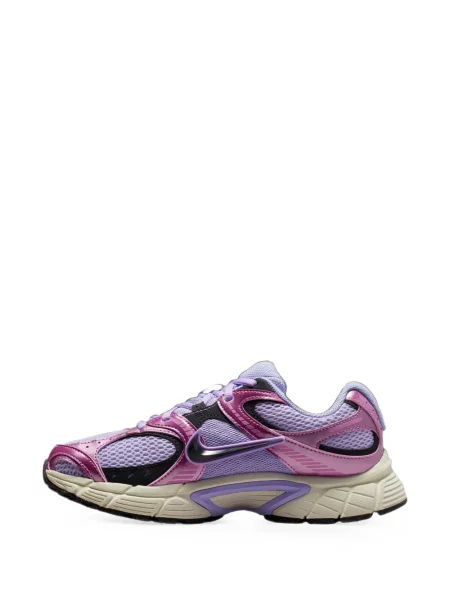 Hanorac Nike cu broderie retro din piele de căprioară violet