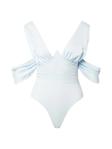 Misspap Tricou body pastel albastru