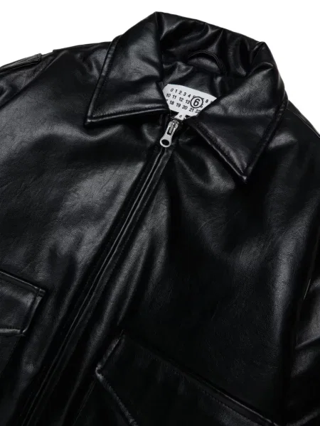 Kurtka dziecięca Mm6 Maison Margiela czarna
