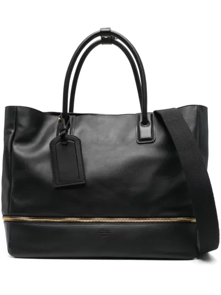 Geanta de piele Moschino din piele negru