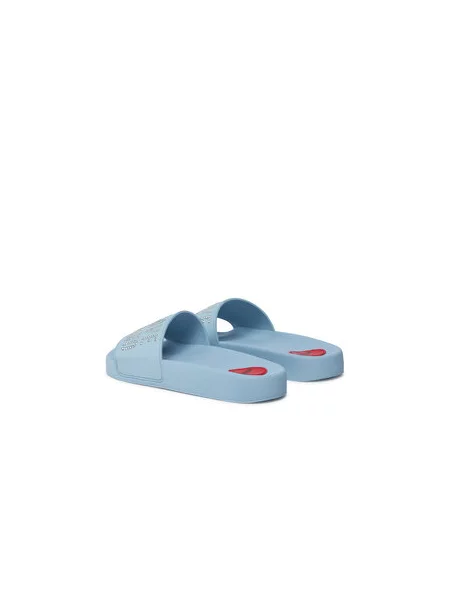 LOVE MOSCHINO Natikači Svetlo modra