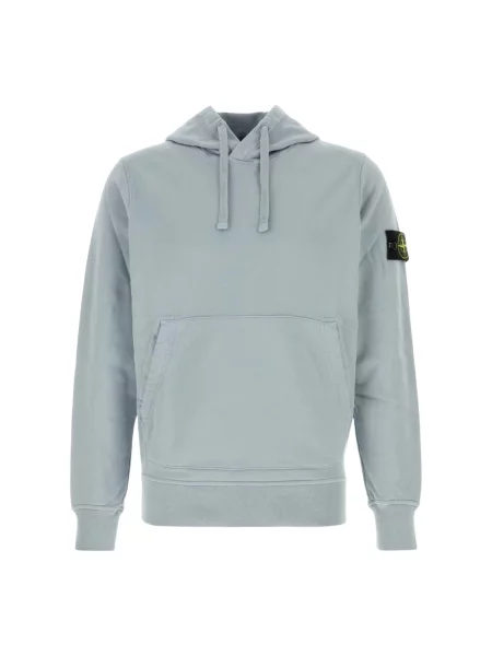Bluza z kapturem Stone Island z kamieniami niebieska
