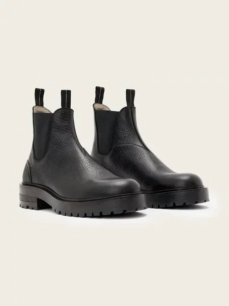 Шкіряні черевики AllSaints Mccoy Chelsea Boot коричневий