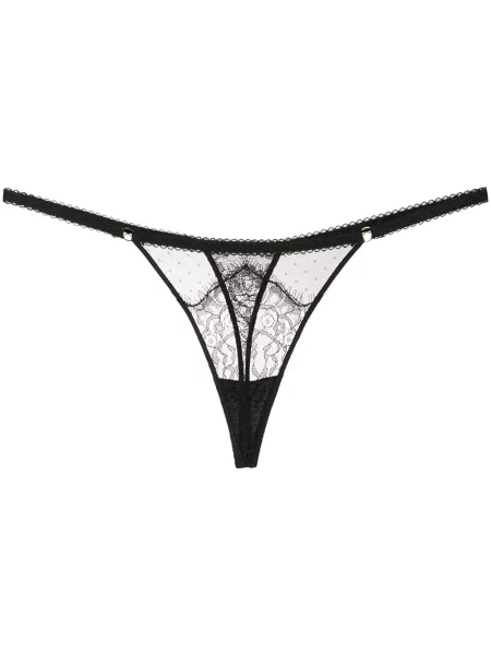 Chiloți tanga Maison Close negru