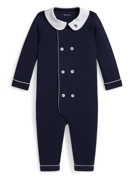 Piżama dziecięca Polo Ralph Lauren niebieska